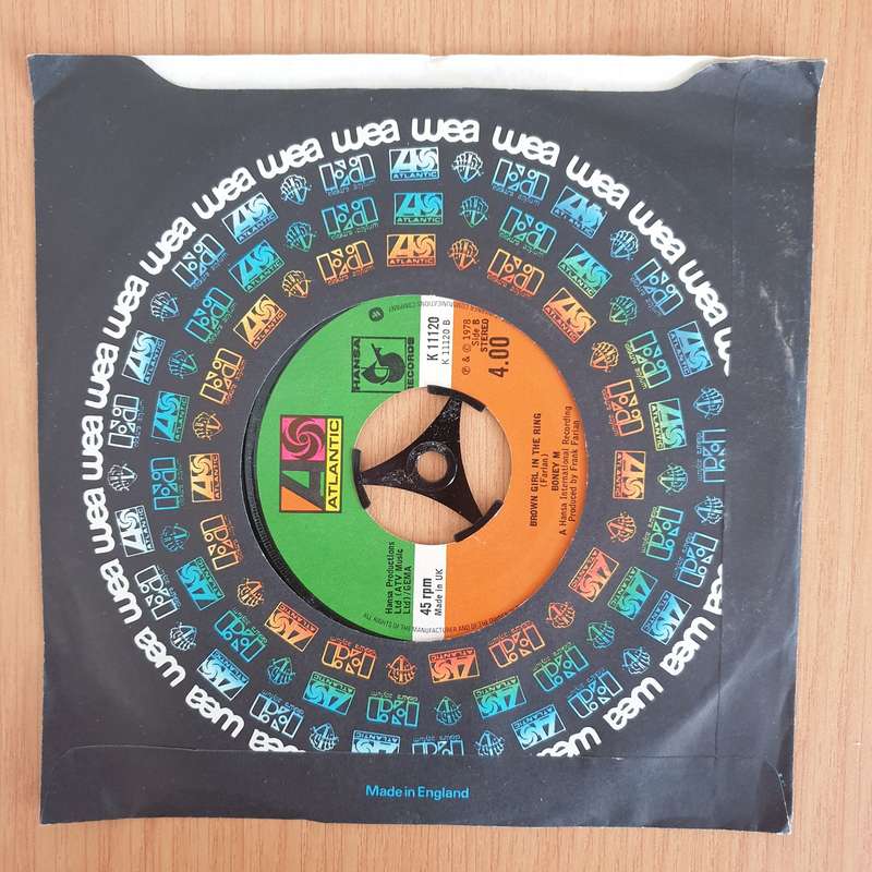 Boney M  Rivers Of Babylon - 7 Record - Very-Good+ Quality (VG+) (verygoodplus7) (DLB)