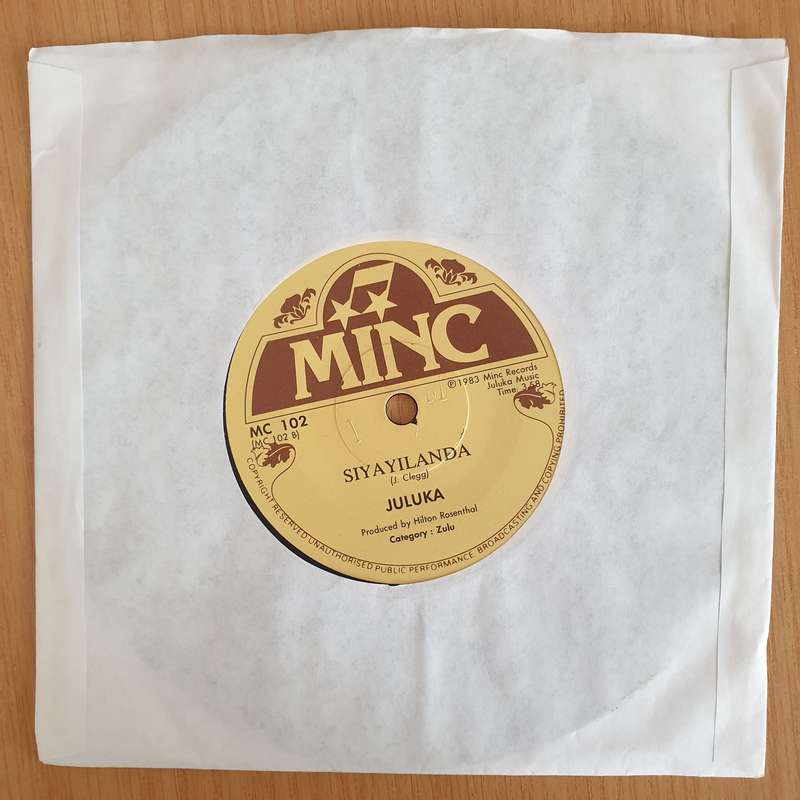Juluka  Simple Things - 7 Record - Very-Good+ Quality (VG+) (verygoodplus7) (DLB)