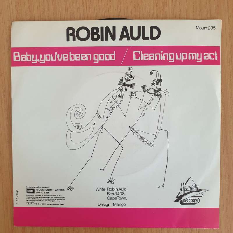 Robin Auld  Baby You've Been Good To Me - 7 Record - Very-Good+ Quality (VG+) (verygoodplus...
