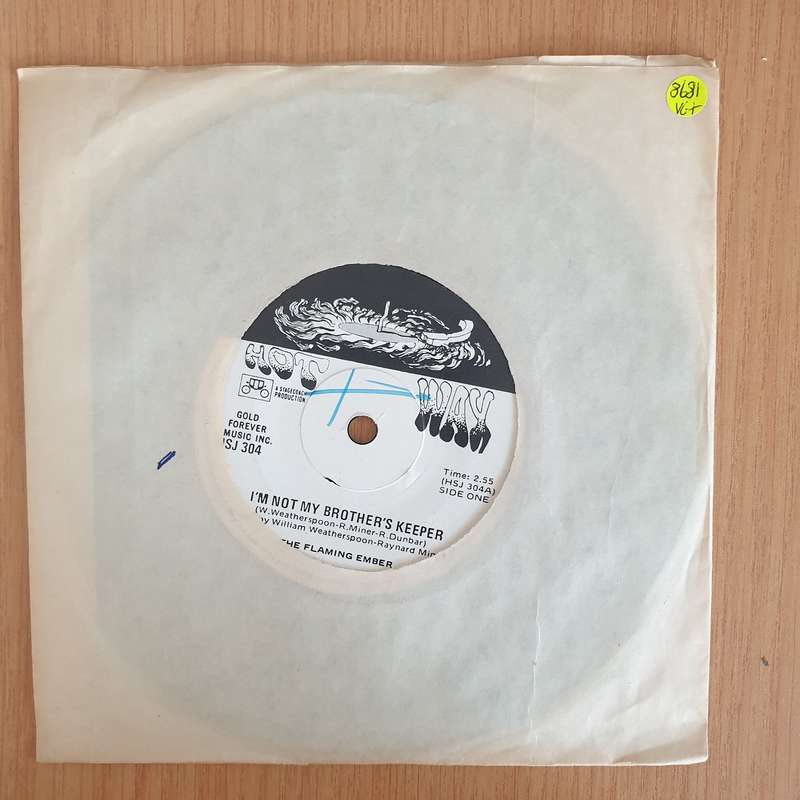 The Flaming Ember  I'm Not My Brothers Keeper - 7 Record - Very-Good+ Quality (VG+) (verygo...