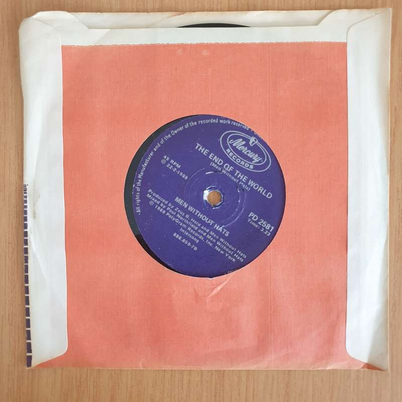 Men Without Hats  Pop Goes The World - 7 Record - Very-Good+ Quality (VG+) (verygoodplus7) ...