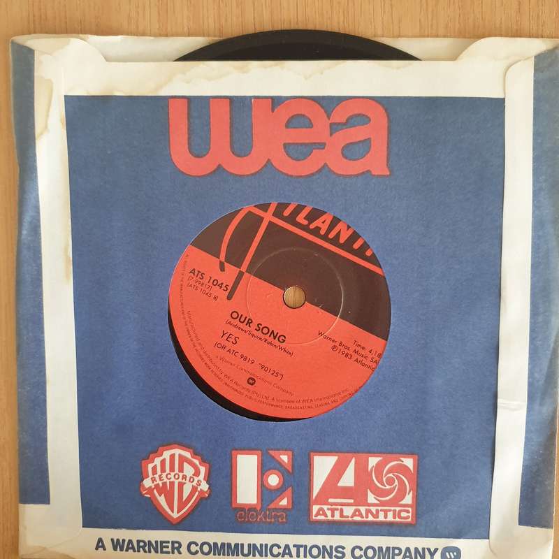 Yes  Owner Of A Lonely Heart - 7 Record - Very-Good+ Quality (VG+) (verygoodplus7) (DLB)