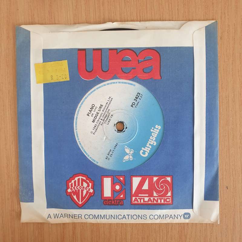 Midge Ure  If I Was - 7 Record - Very-Good+ Quality (VG+) (verygoodplus7) (DLB)