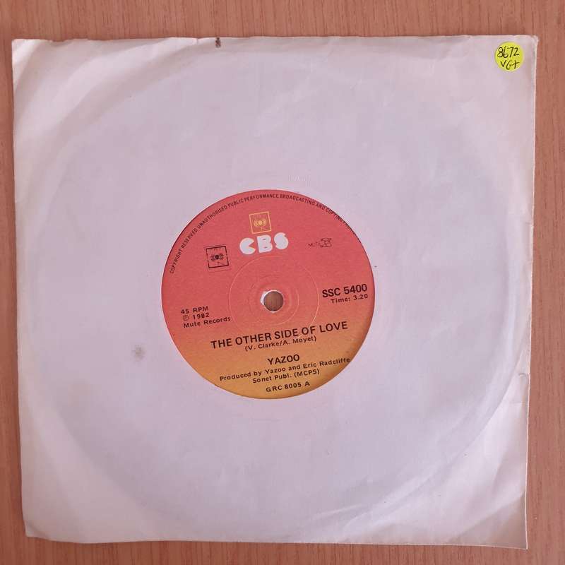 Yazoo  The Other Side Of Love - 7 Record - Very-Good+ Quality (VG+) (verygoodplus7) (DLB)