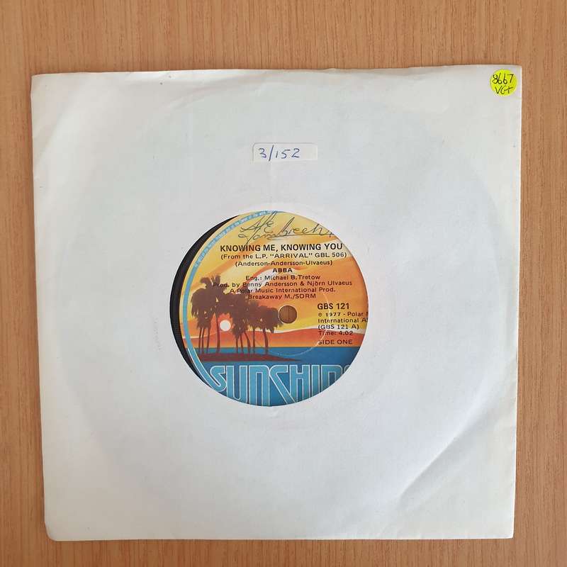 ABBA  Knowing Me, Knowing You / Happy Hawaii (Early Version Of "Why Did It Have To Be Me") - 7...