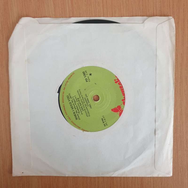 Leo Sayer  When I Need You - 7" Record - Very-Good Quality (VG) (verry7) (DLB)