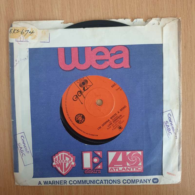 Lynn Anderson  You're My Man / I'm Gonna Write A Song - 7" Record - Very-Good Quality (VG) (ve...
