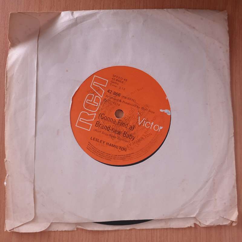 Lesley Hamilton  No Hollywood Movie - 7" Vinyl Record  (VG) (DLB)