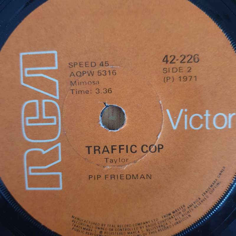 Pip Friedman  Hawker Boy - 7" Vinyl Record  (VG) (DLB)