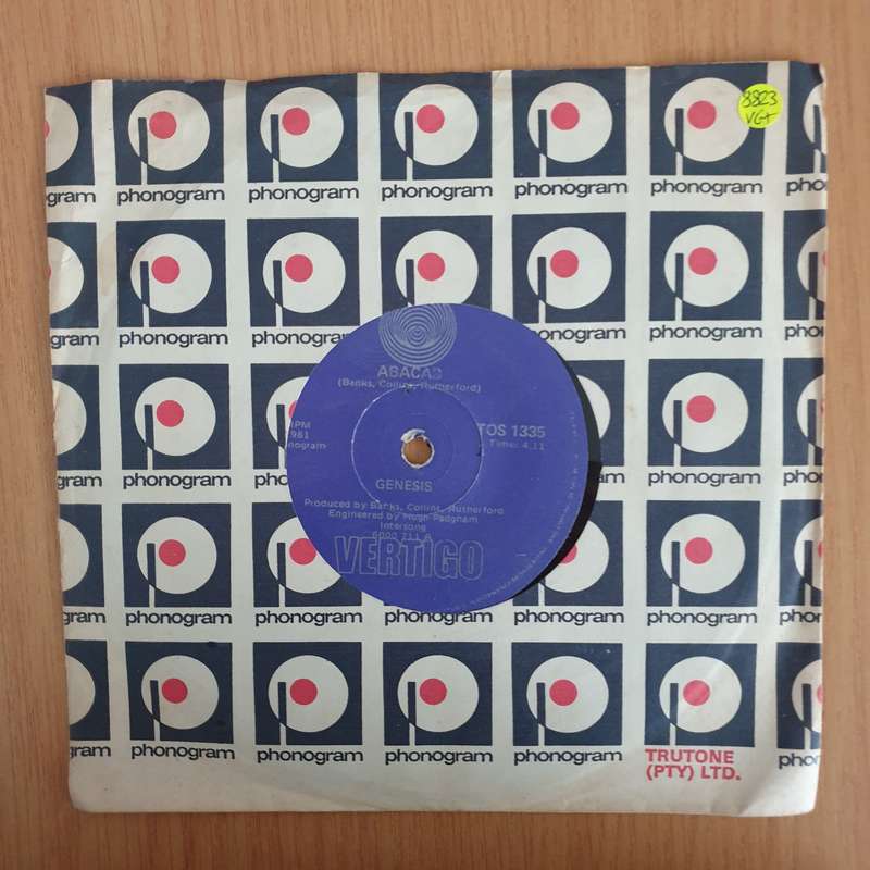 Genesis  Abacab- 7" Vinyl Record  (VG+)