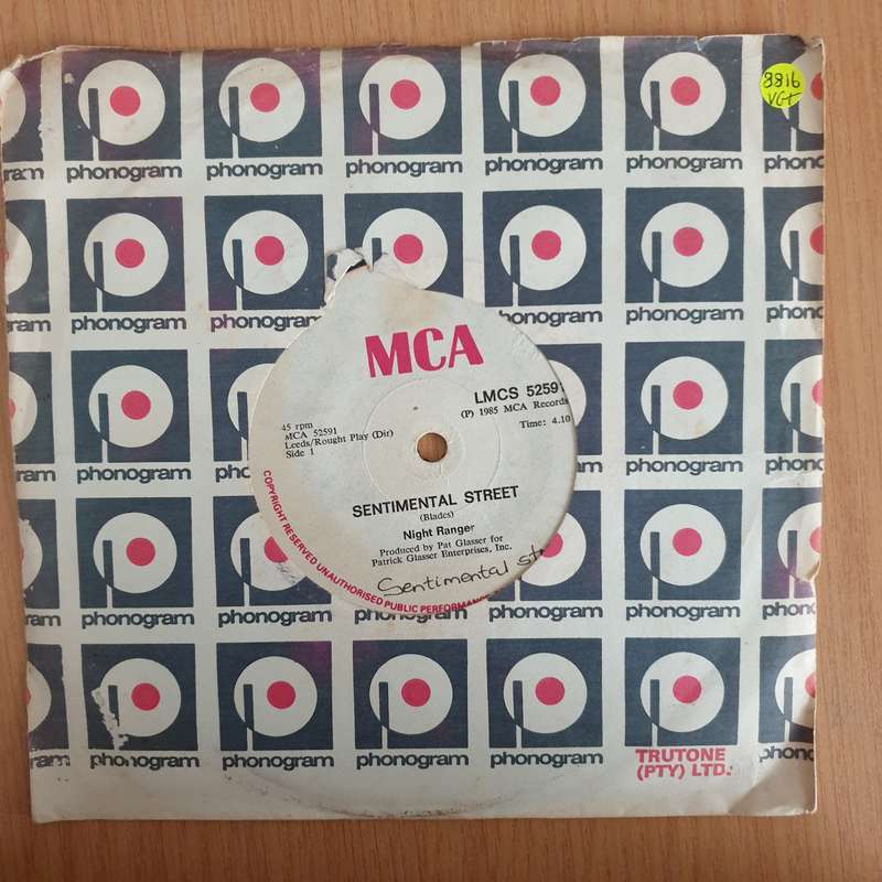 Night Ranger  Sentimental Street - 7" Vinyl Record  (VG+) (DLB)