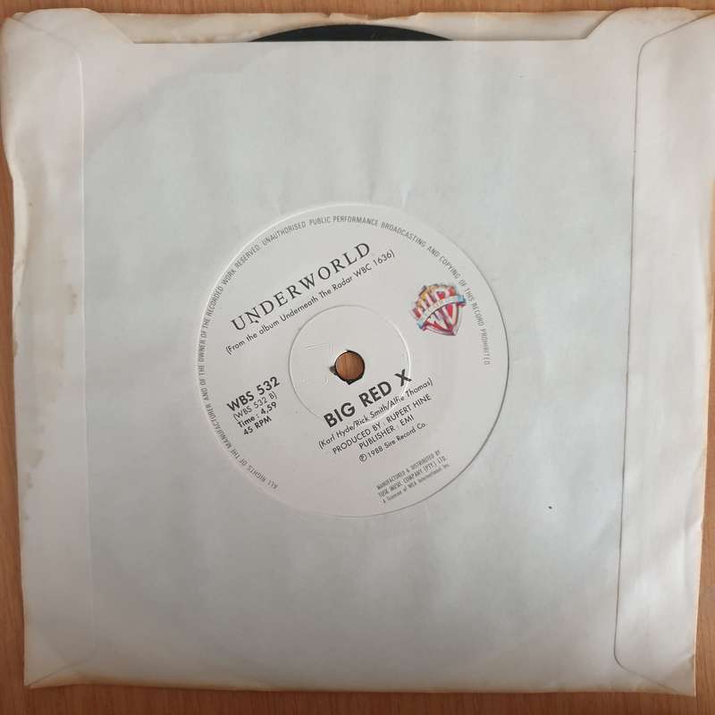 Underworld  Underneath The Radar  Sentimental Street - 7" Vinyl Record  (VG+) (DLB)