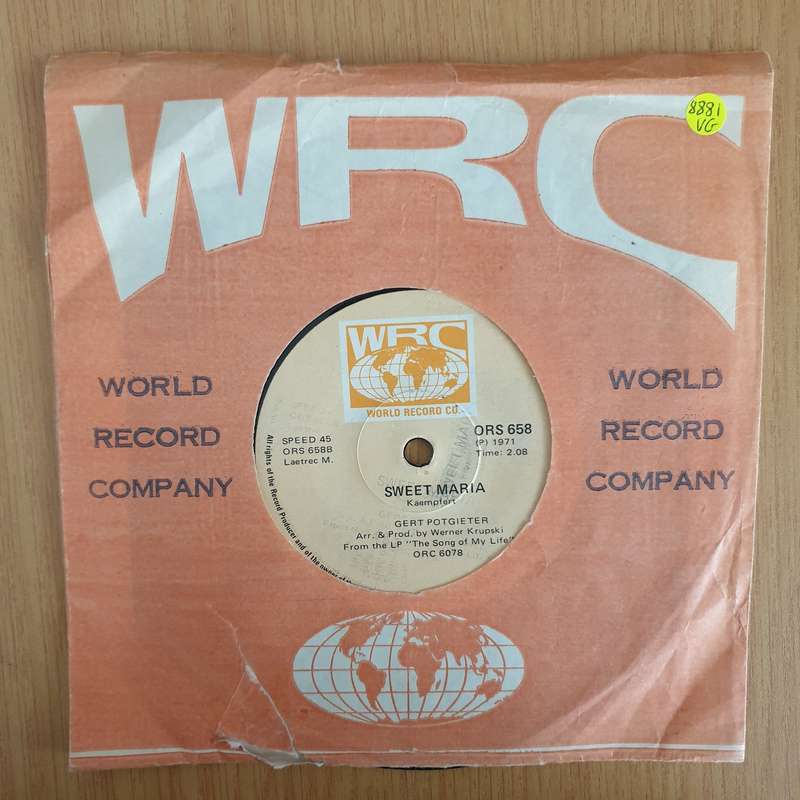 Gert Potgieter  You've Got Me On A Merry-Go-Round - 7" Vinyl Record  (VG) (DLB)