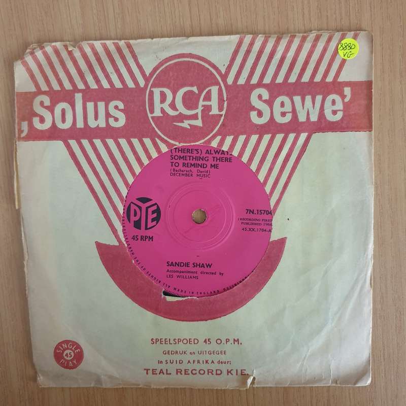 Sandie Shaw  (There's) Always Something There To Remind Me - 7" Vinyl Record  (VG) (DLB)
