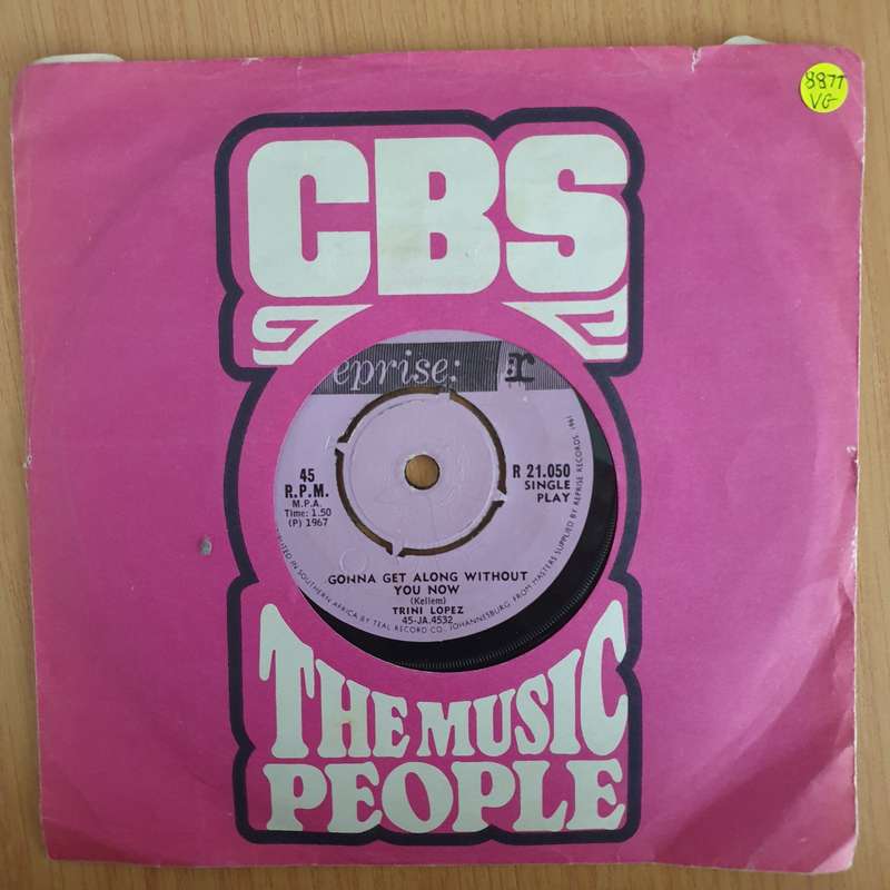Trini Lopez  Love Letters - 7" Vinyl Record  (VG) (DLB)