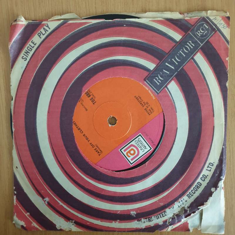 Peter Sarstedt  Without Darkness (There's No Light) - 7" Vinyl Record  (VG) (DLB)