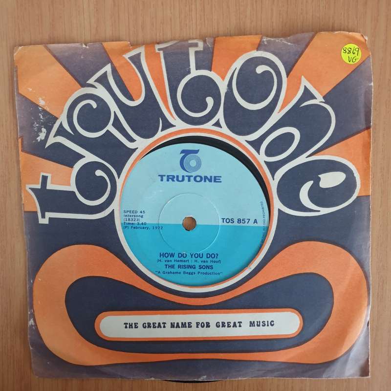 The Rising Sons   How Do You Do / My Son John - 7" Vinyl Record  (VG) (DLB)