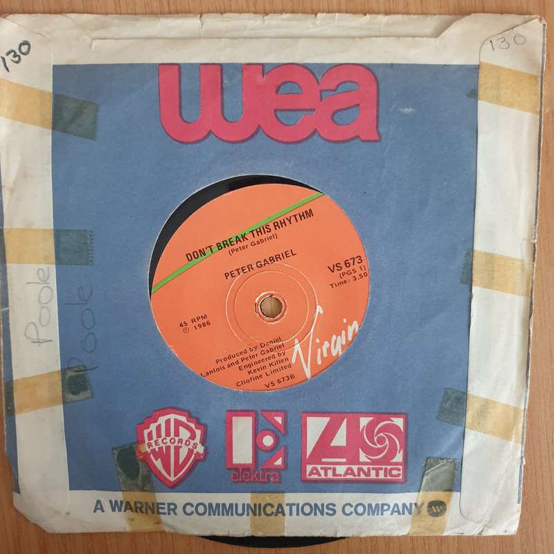 Peter Gabriel  Sledgehammer - 7" Vinyl Record  (VG) (DLB)