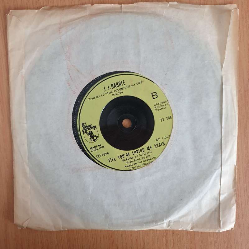 J. J. Barrie  No Charge - 7" Vinyl Record  (VG) (DLB)
