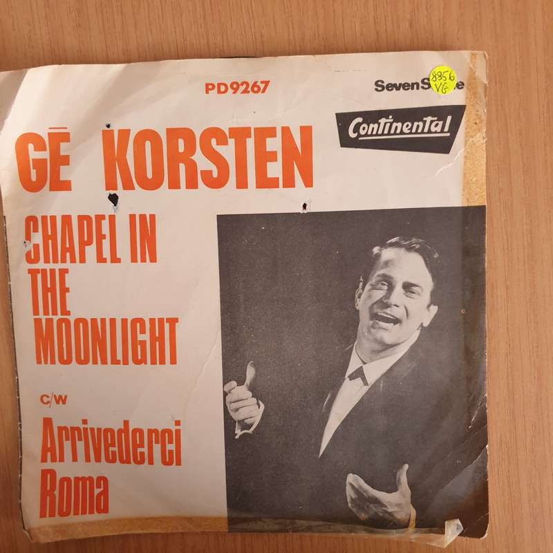 Gé Korsten  Arrivederci, Roma - 7" Vinyl Record  (VG) (DLB)