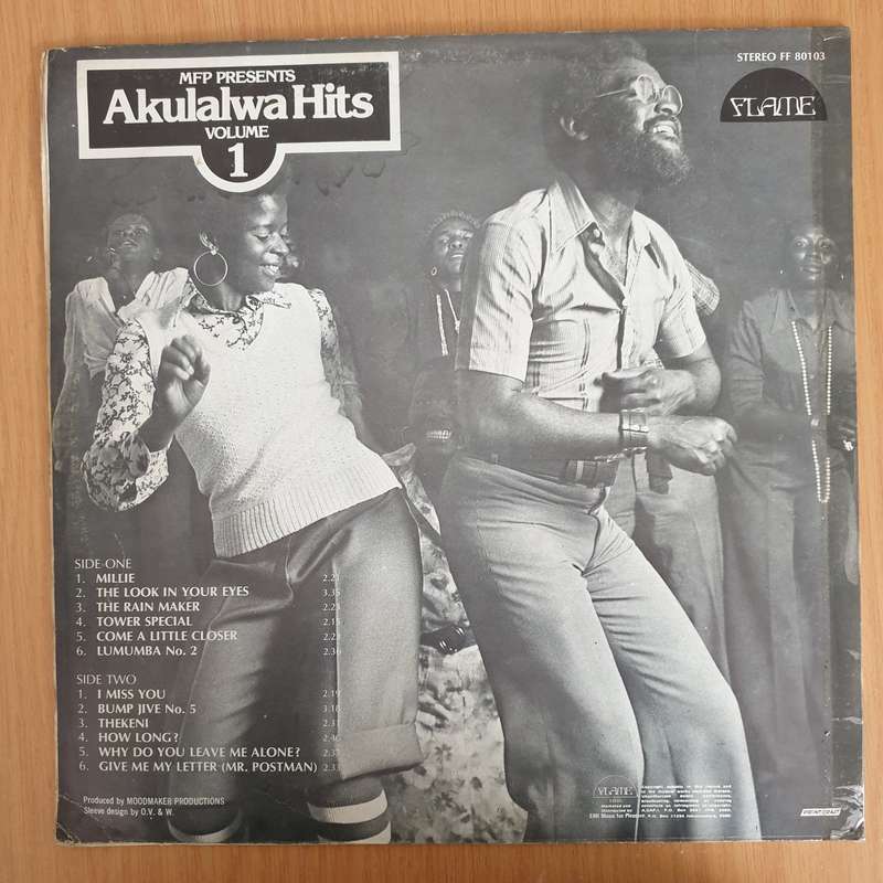 Akulalwa Hits Volume 1   Vinyl LP Record - Very-Good+ Quality (VG+) (verygoodplus)