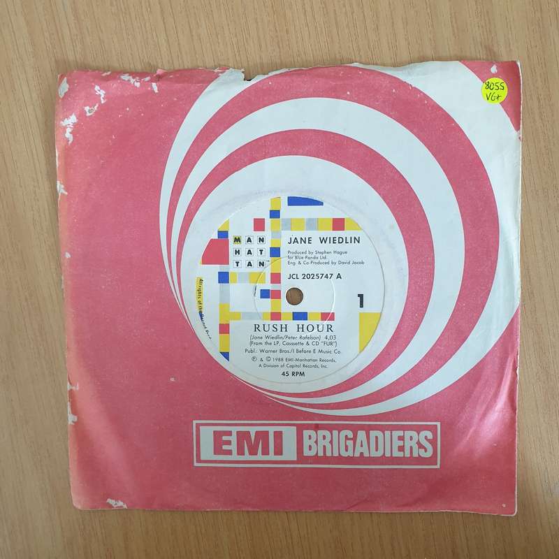 Jane Wiedlin  Rush Hour - 7" Vinyl Record  (VG+) (DLB)