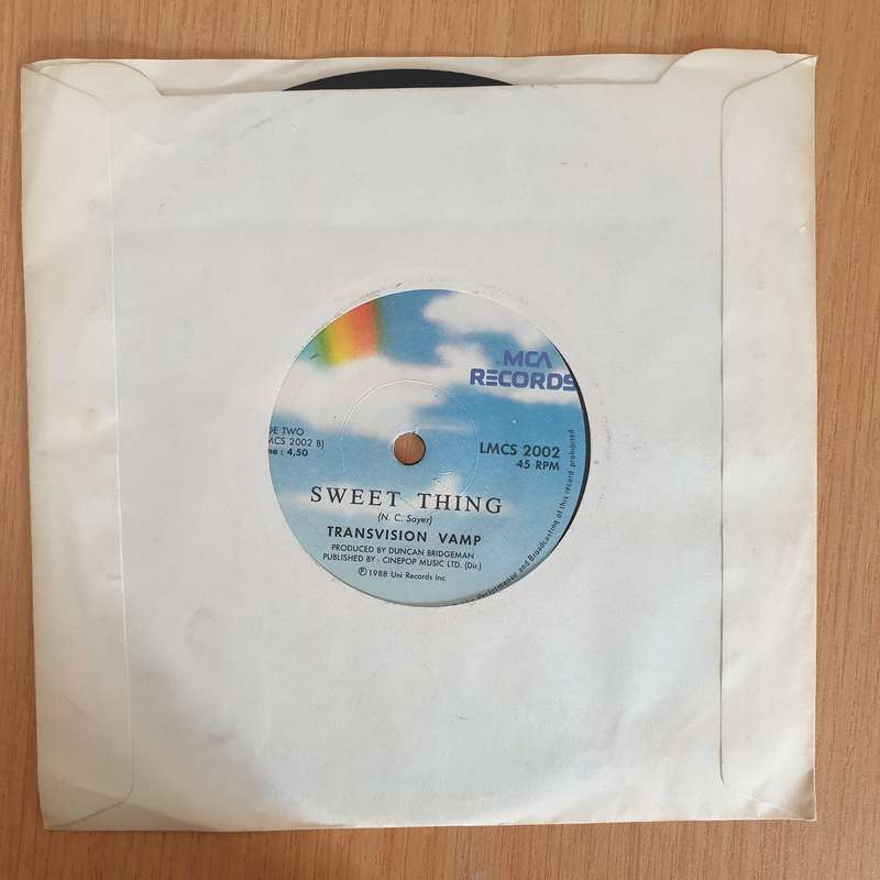 Transvision Vamp  I Want Your Love- 7" Vinyl Record  (VG+) (DLB)