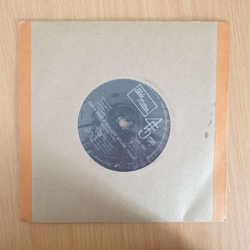 The Temptations  Papa Was A Rollin' Stone - 7" Vinyl Record  (VG+) (DLB)