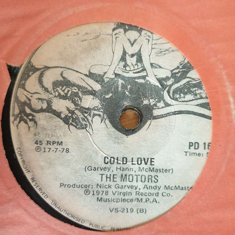 The Motors  Airport - 7" Vinyl Record  (VG+) (DLB)