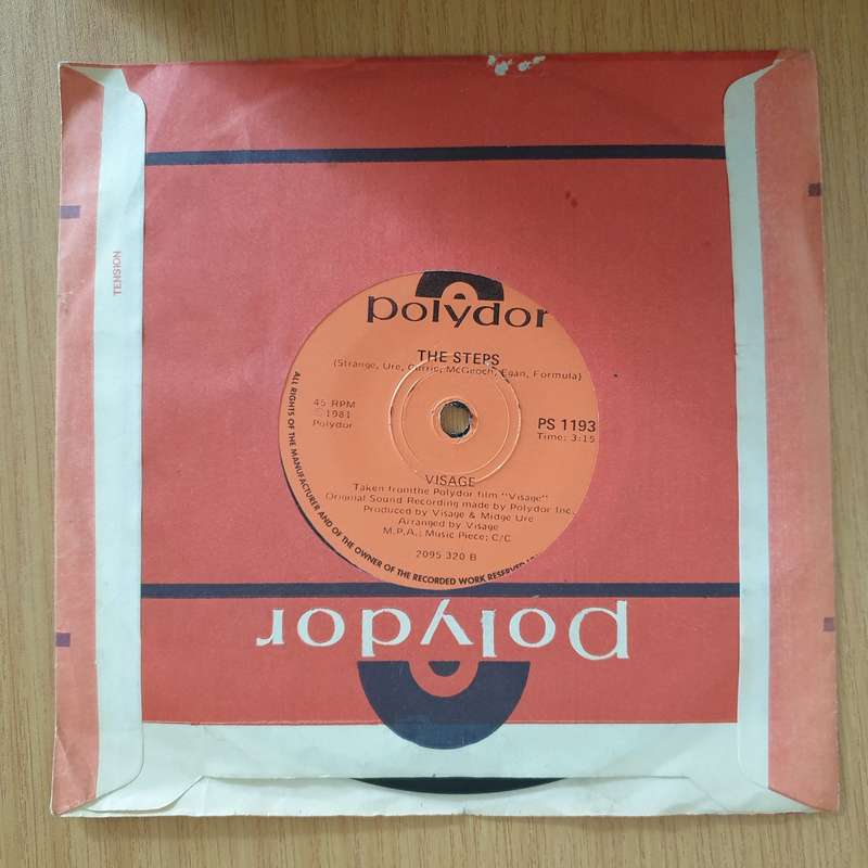 Visage  Fade To Grey - 7" Vinyl Record  (VG+) (DLB)