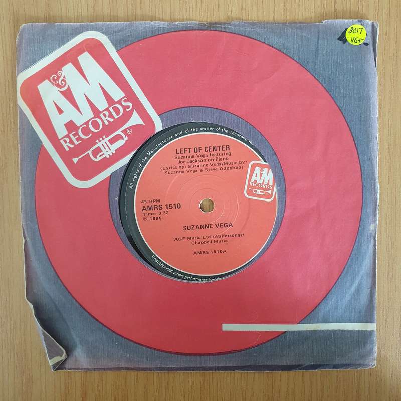 Suzanne Vega  Left Of Center - 7" Vinyl Record  (VG+) (DLB)