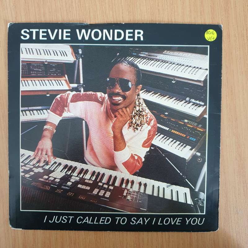 Stevie Wonder  I Just Called To Say I Love You - 7" Vinyl Record  (VG+) (DLB)