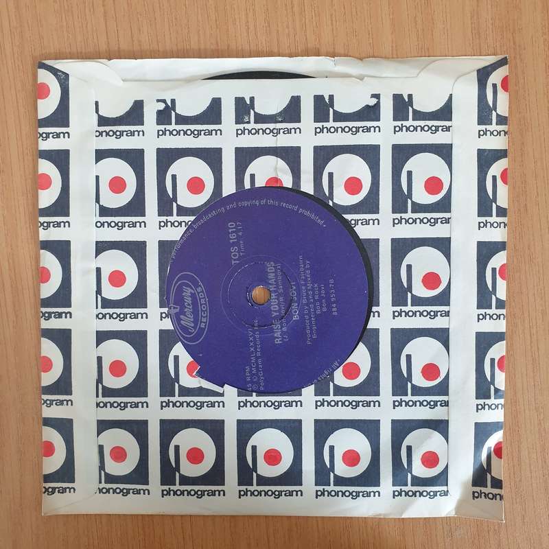 Bon Jovi  You Give Love A Bad Name - 7" Vinyl Record  (VG+) (DLB)