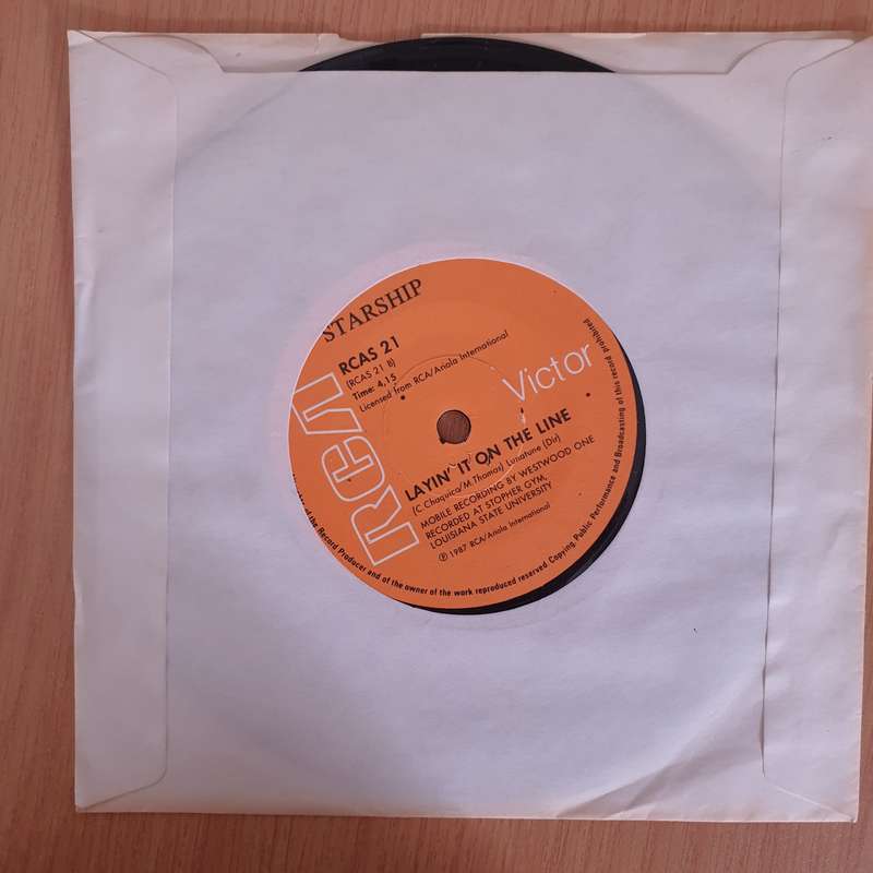 Starship  Nothing's Gonna Stop Us Now - 7" Vinyl Record  (VG+) (DLB)