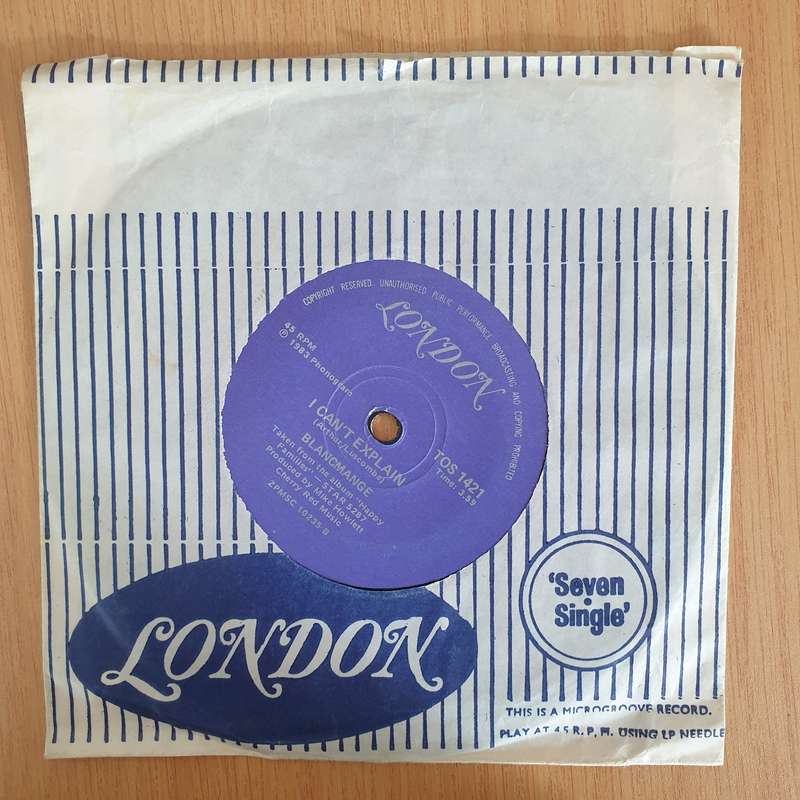 Blancmange  Living On The Ceiling - 7" Vinyl Record  (VG+) (DLB)