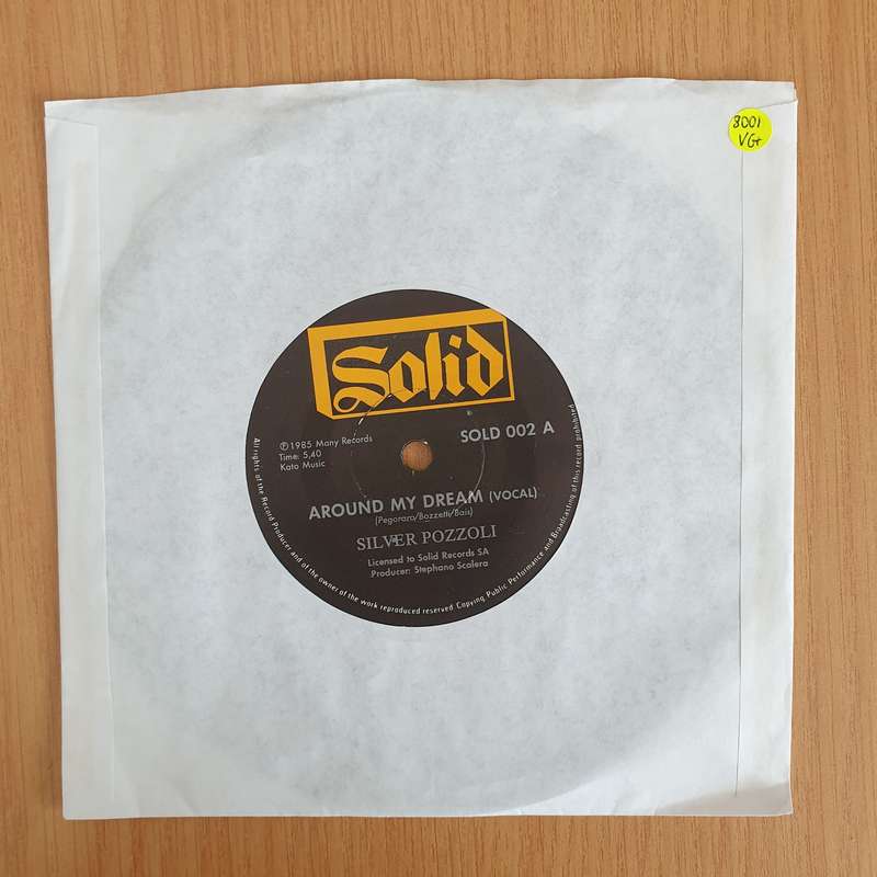 Silver Pozzoli  Around My Dream - 7" Vinyl Record  (VG+) (DLB)