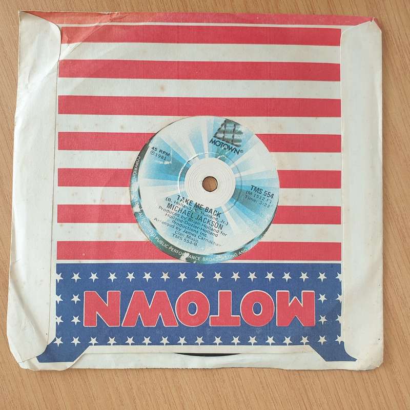 Michael Jackson  One Day In Your Life / Take Me Back - 7" Vinyl Record  (VG) (DLB)