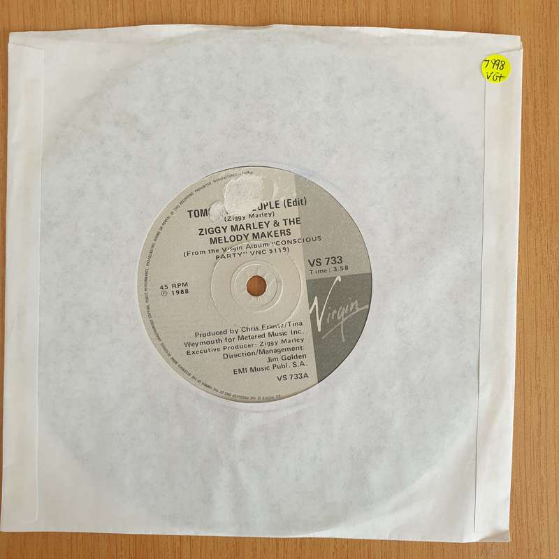Ziggy Marley And The Melody Makers  Tomorrow People - 7" Vinyl Record  (VG+) (DLB)