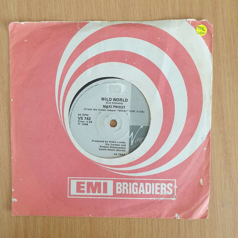 Maxi Priest  Wild World / Suzie - You Are - 7" Vinyl Record  (VG+) (DLB)