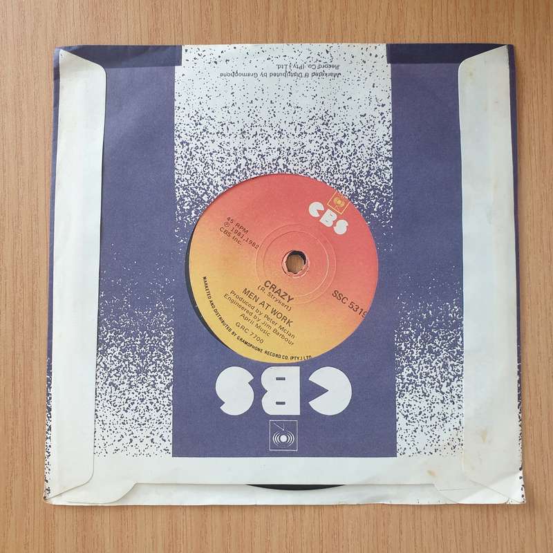 Men At Work  Down Under - 7" Vinyl Record  (VG+) (DLB)