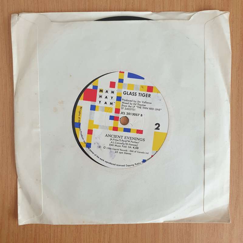 Glass Tiger  Don't Forget Me (When I'm Gone) - 7" Vinyl Record  (VG) (DLB)