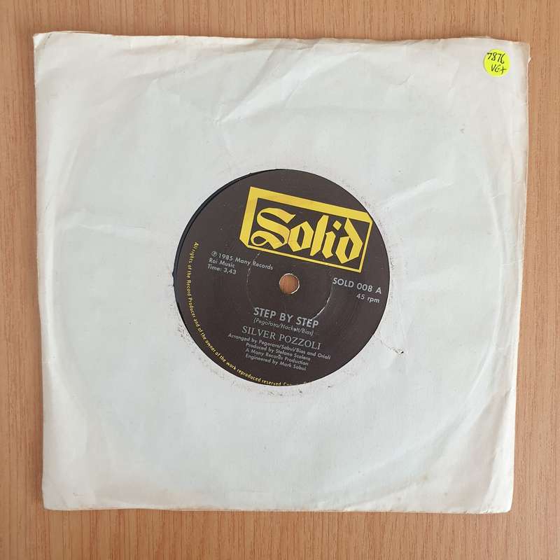 Silver Pozzoli  Step By Step - 7" Vinyl Record  (VG+) (DLB)