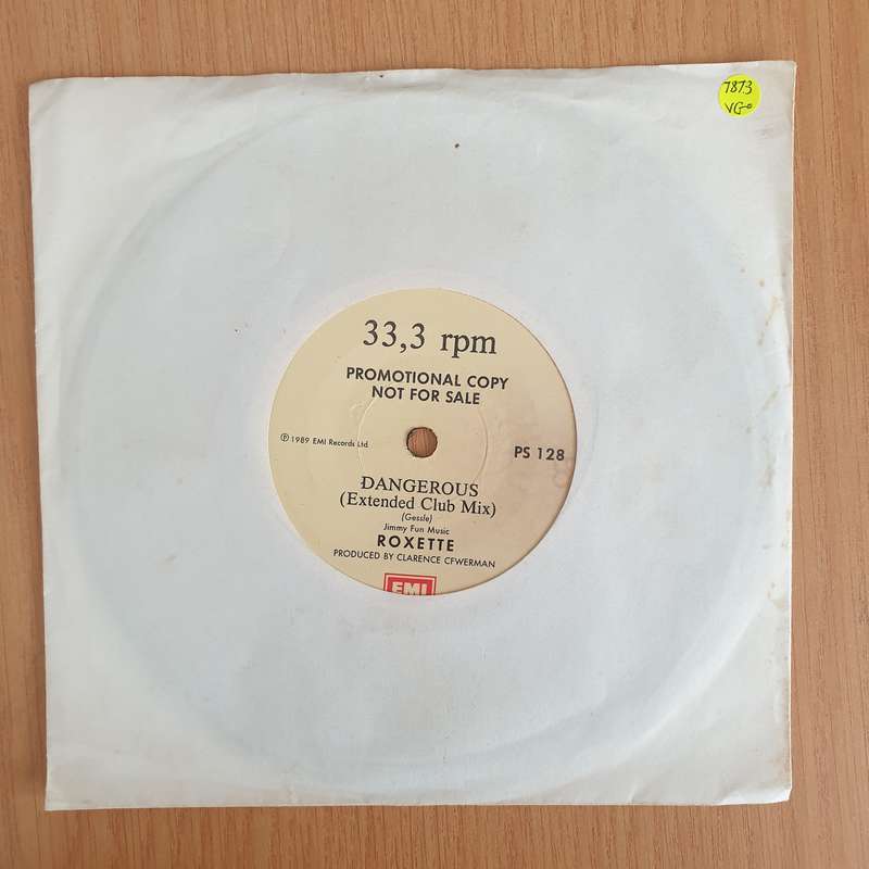 Roxette  Dangerous - 7" Vinyl Record  (VG) (DLB)