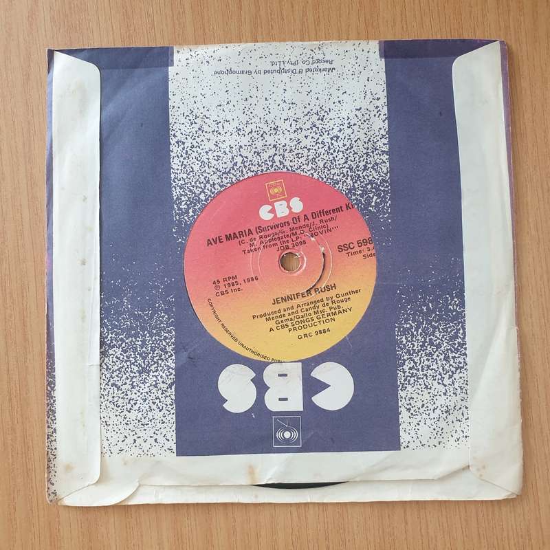 Jennifer Rush  Live Wire - 7" Vinyl Record  (VG+) (DLB)