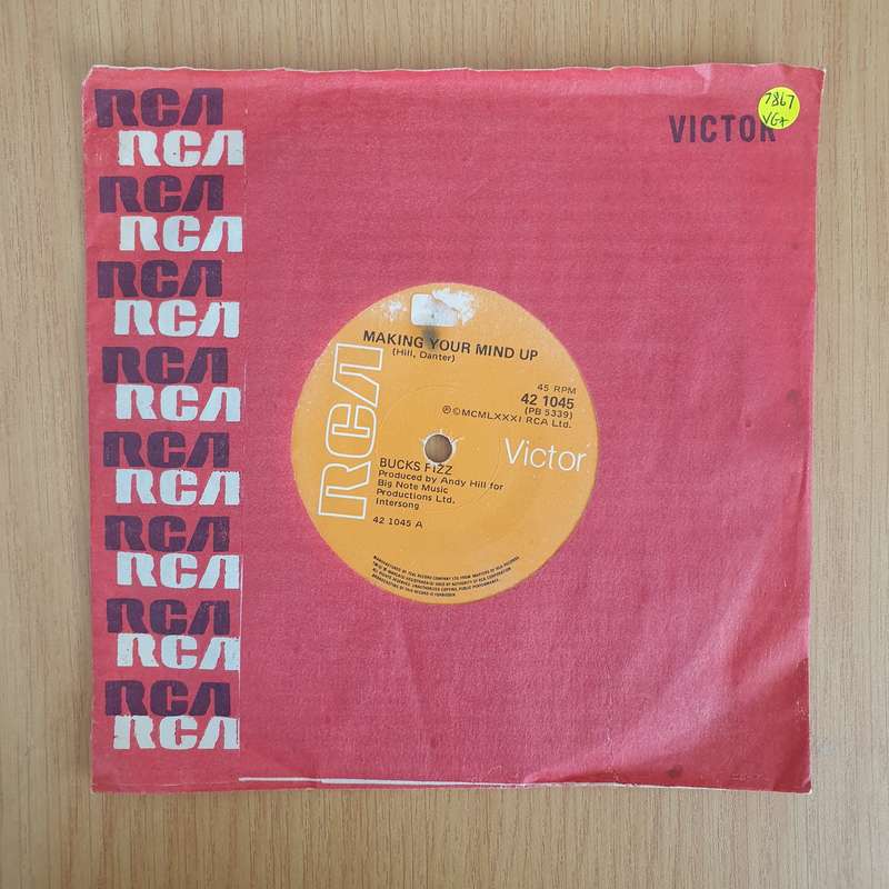 Bucks Fizz  Making Your Mind Up - 7" Vinyl Record  (VG+)