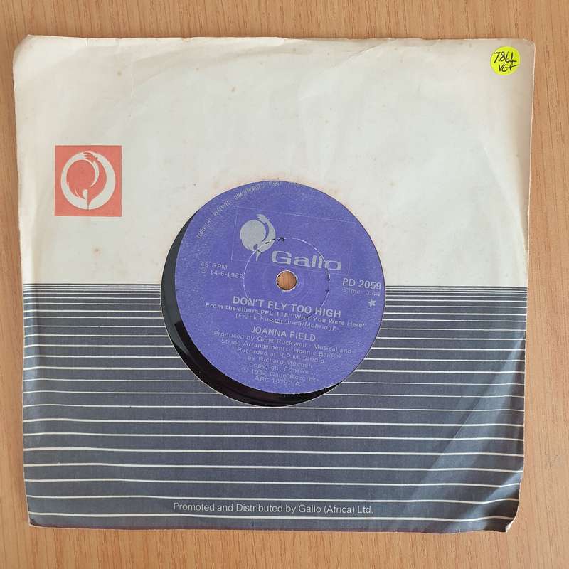 Joanna Field  Don't Fly Too High - Vinyl - 7" Record (VG+)