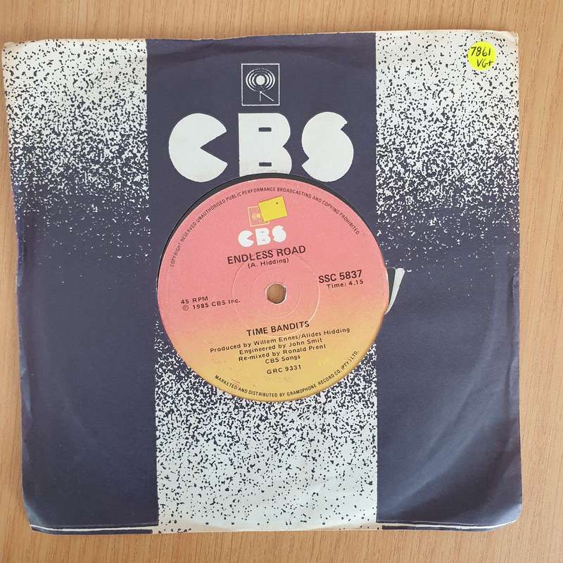 Time Bandits  Endless Road - Vinyl - 7" Record (VG+)