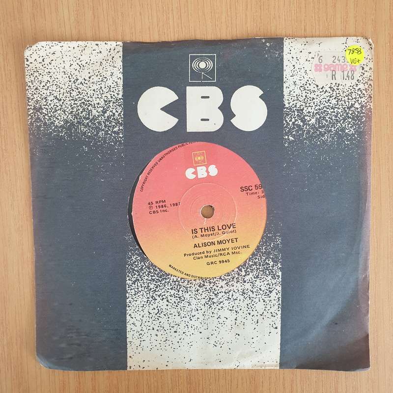 Alison Moyet  Is This Love? - Vinyl 7" Record  (VG+)