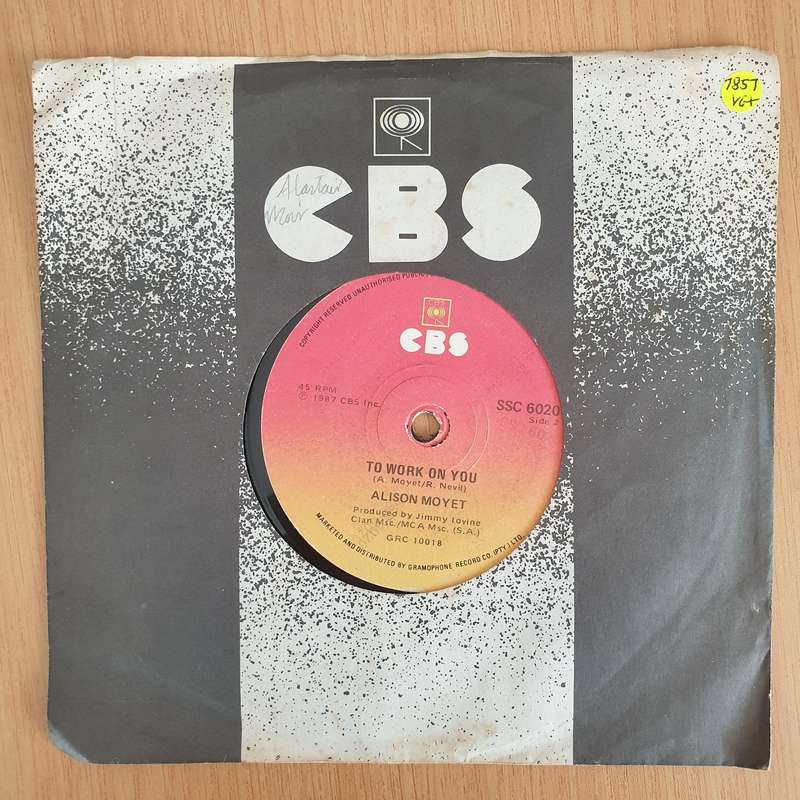Alison Moyet  Weak In The Presence Of Beauty - Vinyl 7" Record  (VG+)