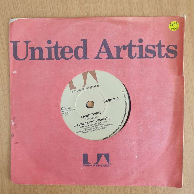 Electric Light Orchestra  Livin' Thing / Fire On High - Vinyl 7" Record  (VG+)